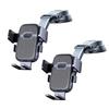 Suction Cup Car Phone Holder Dashboard Folding Stand 360° Multi-Angle Rotation Stable Mount for Horizontal & Vertical Navigation in Car