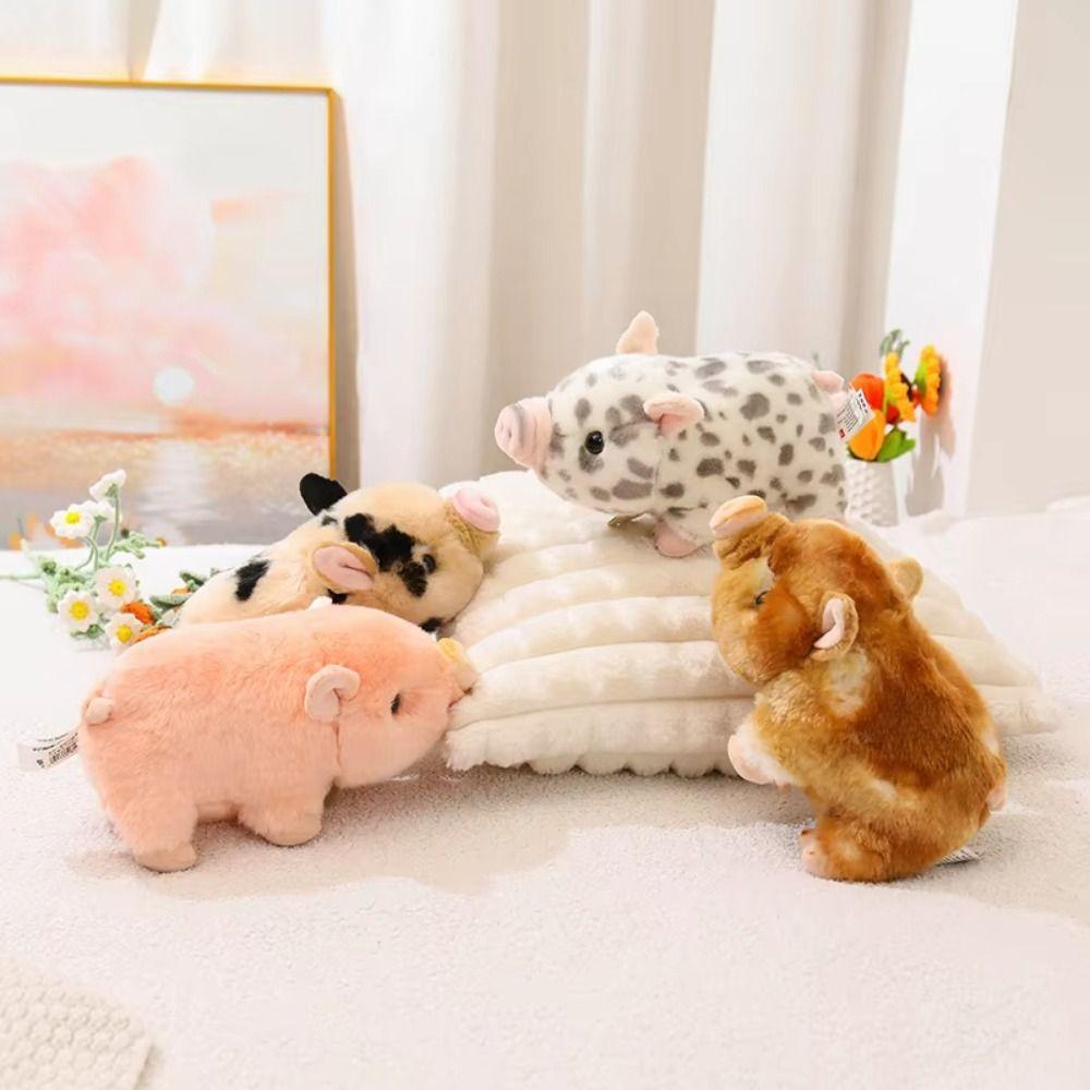 Fluffy Piggy Plush Toy Soft Stuffed Animals Plush High Quality Anime Pig Toy Kids Birthday Gift