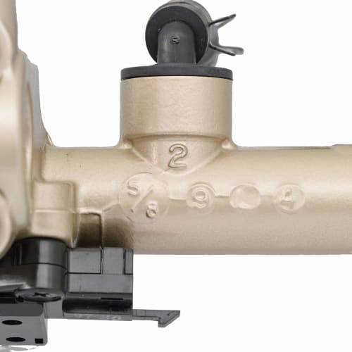 Daytona NISSIN Motorcycle Clutch Master Cylinder Horizontal 5/8 inch Gold Body/Black Lever 61754