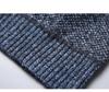 New Winter Casual Velvet Men's Knitted Long Sleeve V-Neck Cardigan Jacket