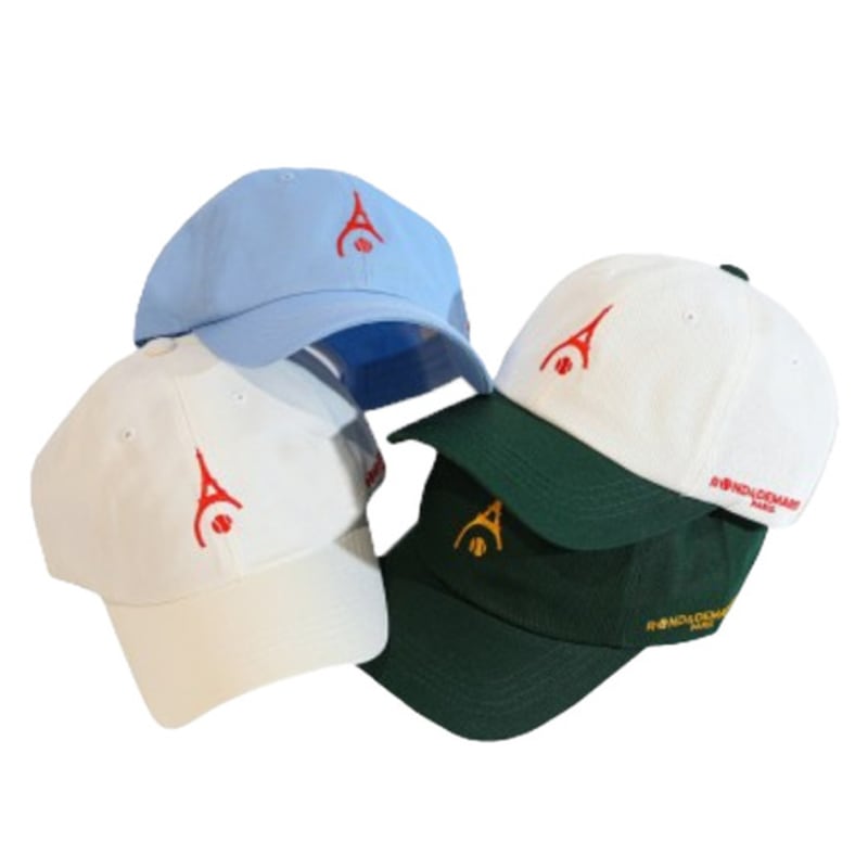 

ROND&DEMARRER [Unisex] Signature Symbol Embroidered Ball Cap Sky Blue