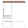 VidaXL Side Table White 55x36x59.5 Cm Engineered Wood 343106