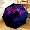 Football Club Neon Cityscape Umbrella 8-Frame for Travel, camping, Casual Lightweight Portable Umbrella, Essential for every family Holidays Gift