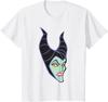 Villains Maleficent Sleeping Beauty Big Face Costume T-Shirt Unisex