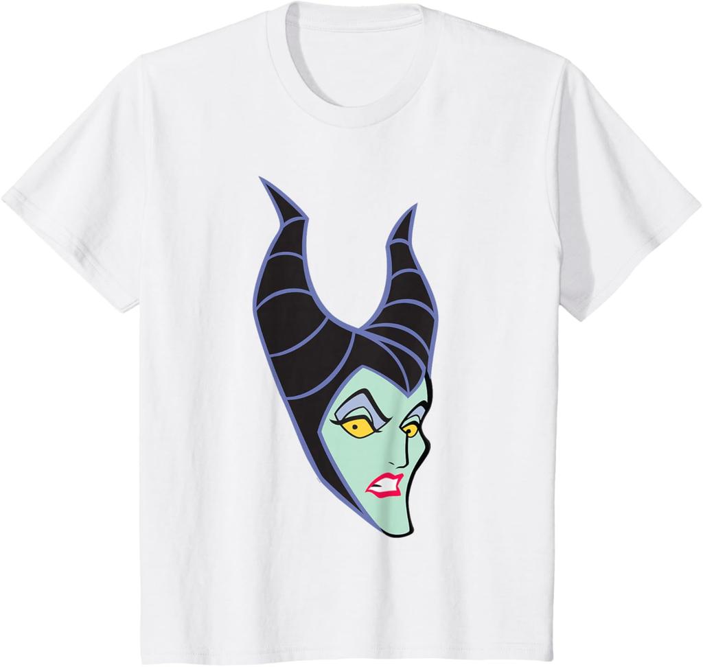 Villains Maleficent Sleeping Beauty Big Face Costume T-Shirt Unisex