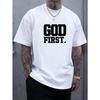 European Sizes Men's Short Sleeve T-Shirt Base Layer Versatile Top Summer Men's Clothing