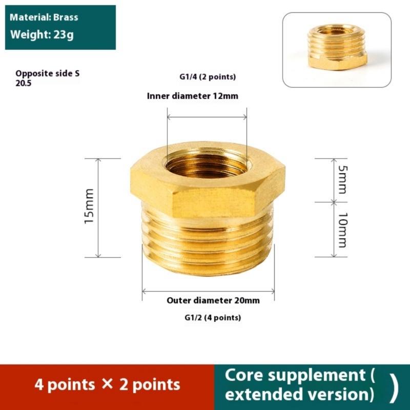 Priemyselný mosadzný vzduchový konektor Priama veľkostná prechodka Šesťhranná zásuvka Závitová potrubná tvarovka Kovová konštrukcia