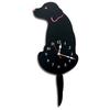 A84E-Dog Wall Clock Home Decor Clock Children's Bedroom Wall Decor Dog Wagging Tail Clock Gifts For Children Birthday