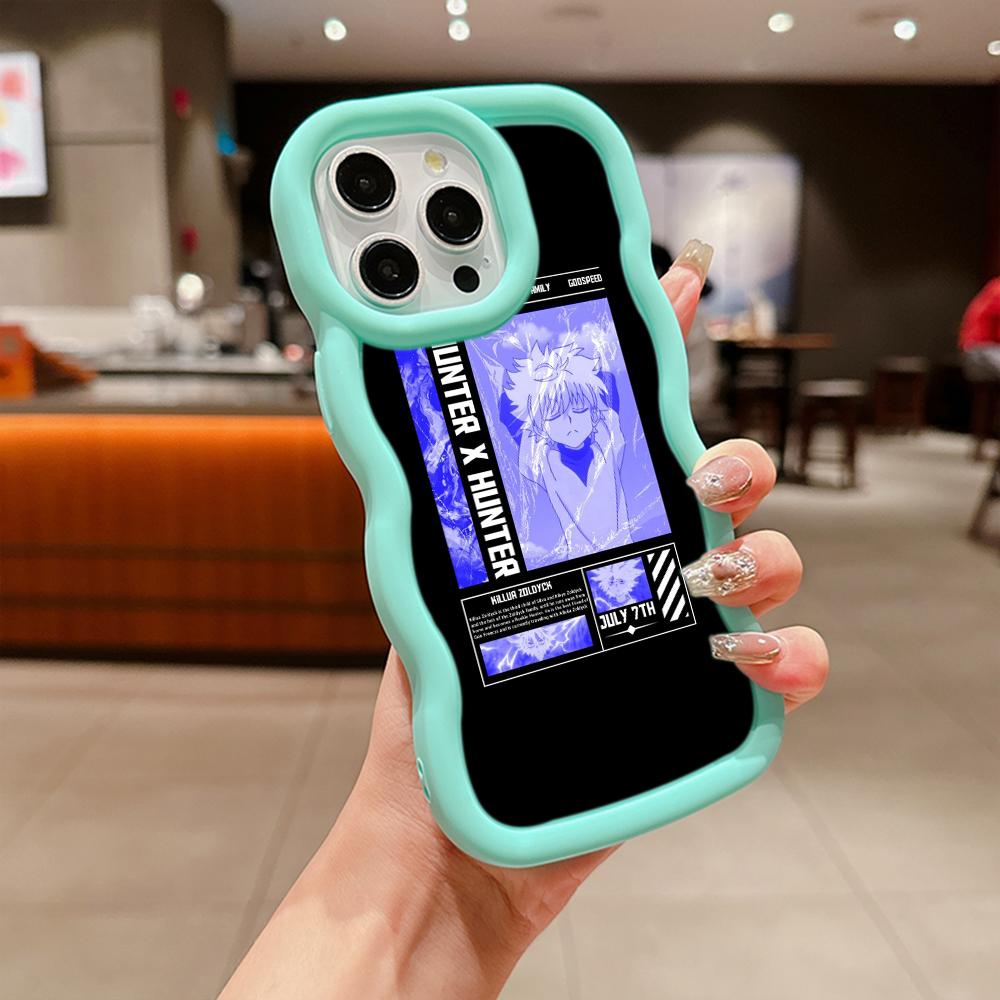 Ae82 Hunter X Hunter Anime Art Huse de protecție pentru telefon pentru Samsung S24 Plus S23 Ultra A14 A55 A06 Honor X9b Motorola OnePlus Big Wave TPU Husă din spate