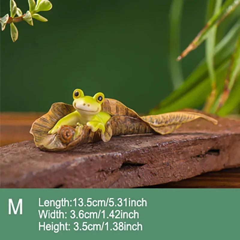 Lustige Froschfiguren aus Kunstharz für Innendekoration zu Hause, Badezimmer-Innendekorationszubehör, personalisiertes Geschenkobjekt, Gartendekor