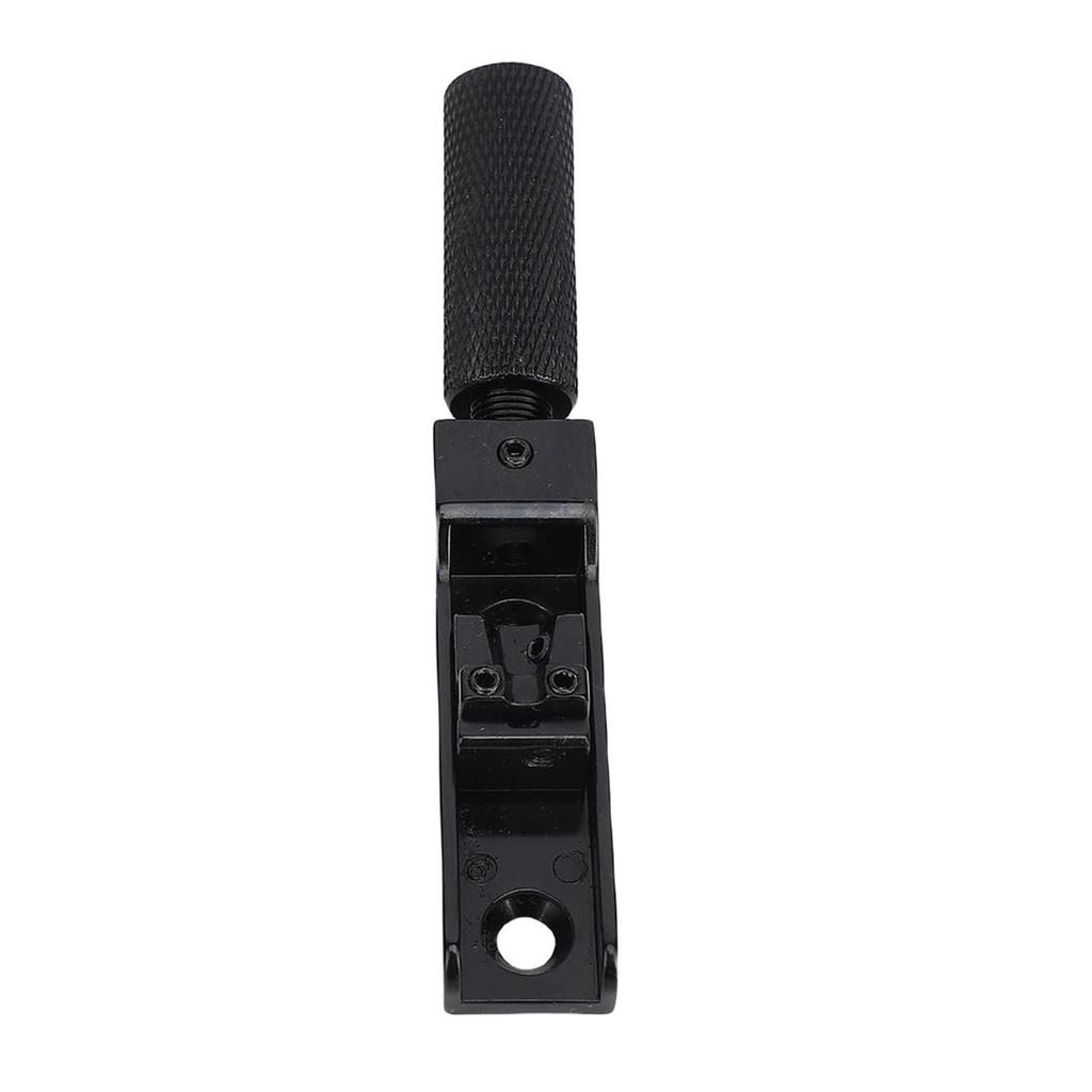 Cryfokt Adjustable Split Headless Bass Bridge Kit Zinc Alloy Black 4-String Replacement Parts Sound Quality