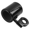 AQIMY Motorcycle Drink Holder, Universal Fits 22-32mm Handlebars, 360-Degree Rotation, Black Foam, Non-Slip Design, Fits Water Bottles and Mugs, Black