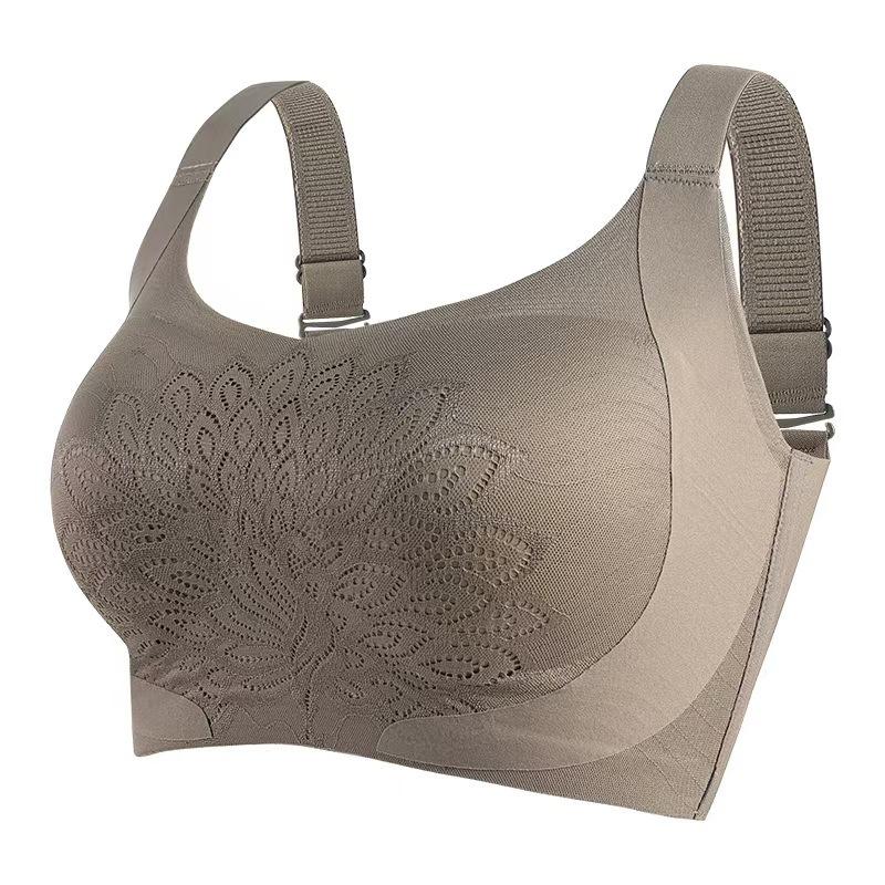 Large Size Lingerie for Women Seamless Gathering Bra Sports Bra Without Steel Ring Collection and Accessory Bra Beautiful Back Bra