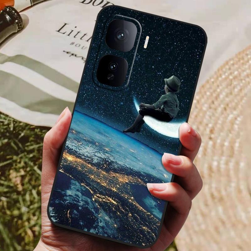 For Vivo iQOO Neo 10 Case Wolf Lions Black TPU Soft Silicone Coque for Vivo iQOO Neo 10 Pro Phone Back Cover Neo10 Pro 5G Shells