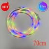 Led Luminous Dog Collar 4 Flashing Modes Multi-color Light Up Soft Silicone Glowing Light Dog Necklace for DogsCat Walking Night 3