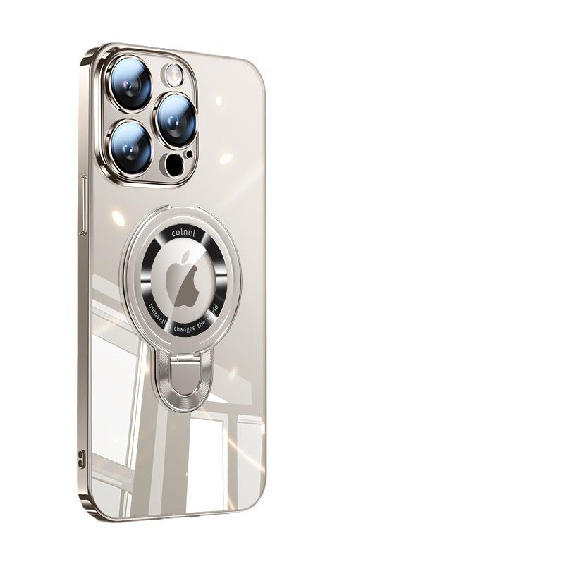 Magnetic Stand for iPhone 17 Pro Max Case: Ultra-thin, Drop-proof, Full Coverage PC Shell