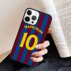 FootBall Number 10 Phone Case Cover For iPhone 17 Air 16 15 14 plus 11 12 13 pro max coque Shell Fundas