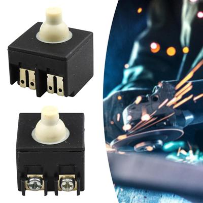 2 Pieces Angle Grinder Switch Button Electric Tool Power Parts Polisher Easy To Install