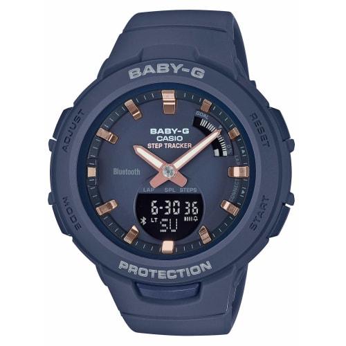

Женские часы Casio Baby-G FOR SPORTS с Bluetooth, шагомером, BSA-B100-2AJF, синие