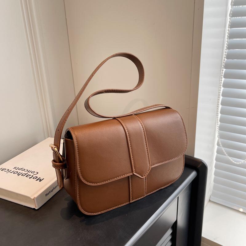 Small square bag women's messenger high-end splicing single shoulder underarm bag trendy messenger bag women's large-capacity simple women's bag