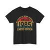 Vintage 1985 Limited Edition 40-Year-Old Gifts 40th Birthday T Shirt