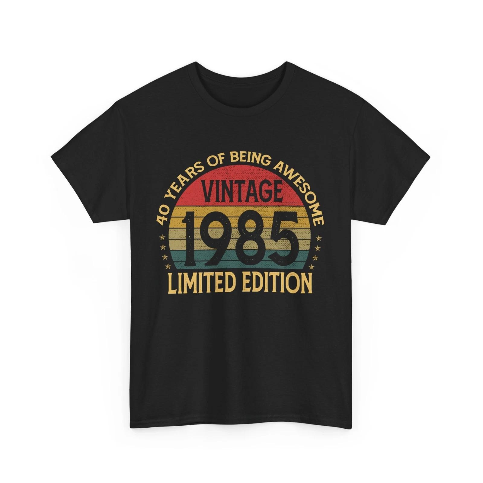 Vintage 1985 Limited Edition 40-Year-Old Gifts 40th Birthday T shirt 2XL