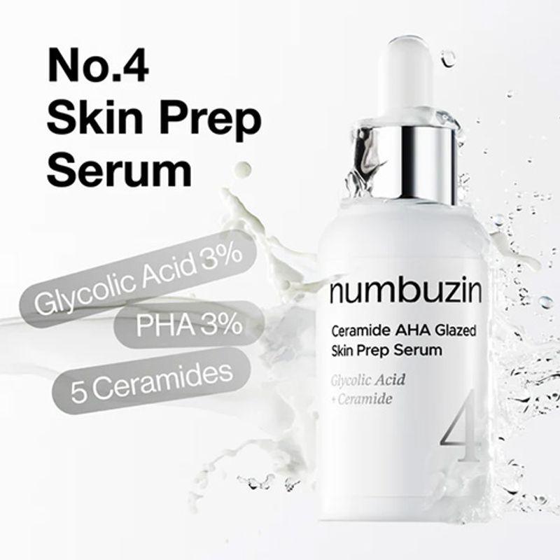 NUMBUZIN No.4 Ceramide AHA Glazed Skin Prep Serum 1.3ml (10ea)