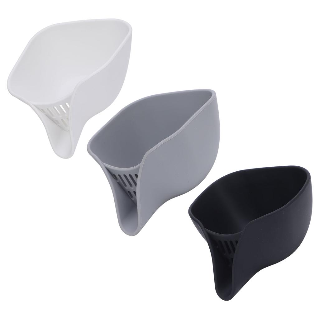 Silikon Mat Pasta Dørslag Oppvaskmaskinsikker Kjøkken Avløpsskål med Hellekant for Vask F