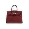 Womens Crocodile Texture Shoulder Bag Large Capacity Soft Leather Tote Handbag Daily Casual Use