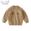 DAVE&BELLA Children's Fair Isle Wool Knit Sweater