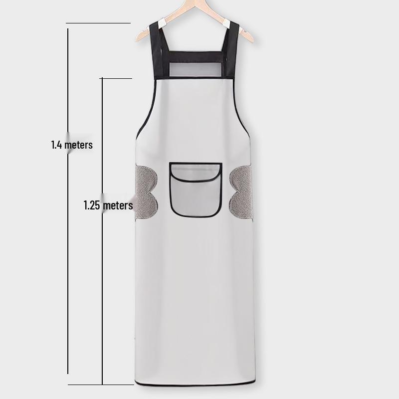 Waterproof Oil Apron - Adult Size for Kitchen, Seafood Cooking, Dishwashing, and Restaurant Work