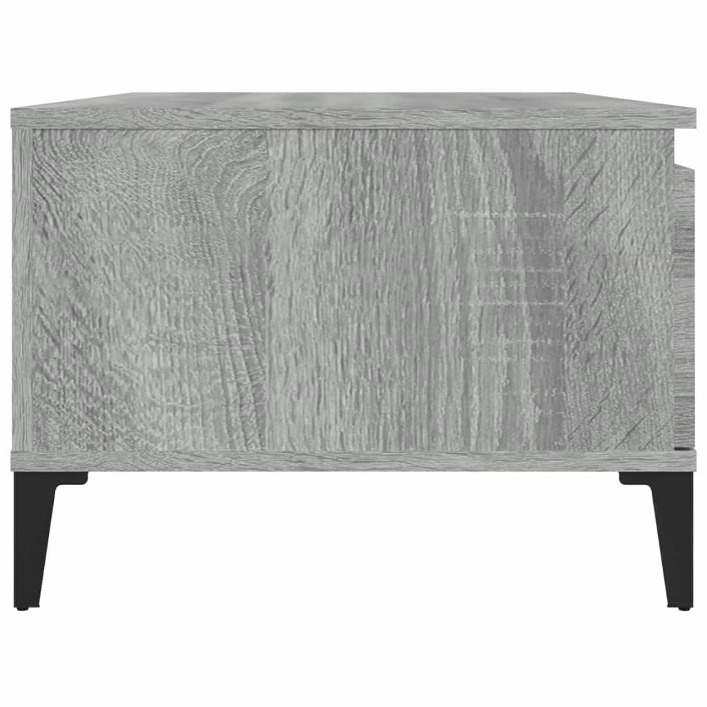 Coffee Table, Grey Sonoma Oak 90x50x36.5 Cm, Wood-based