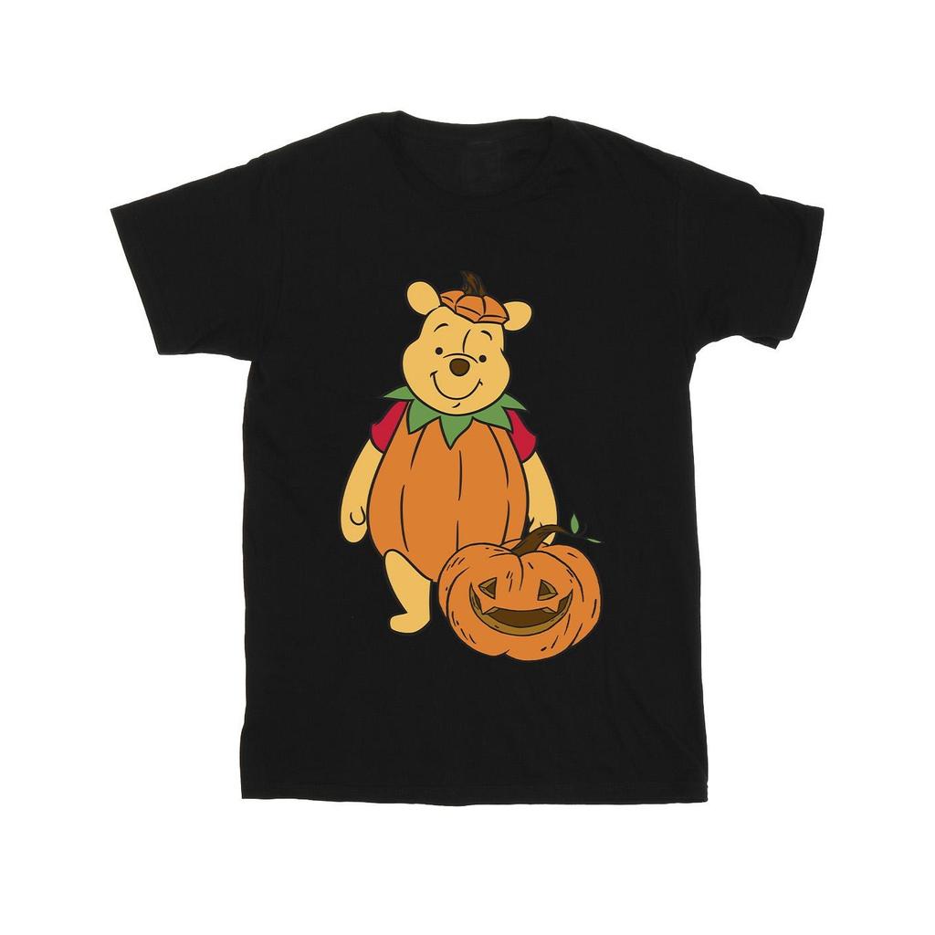 Winnie the Pooh Halloween-T-Shirt aus Baumwolle mit Kürbismotiv für Herren
