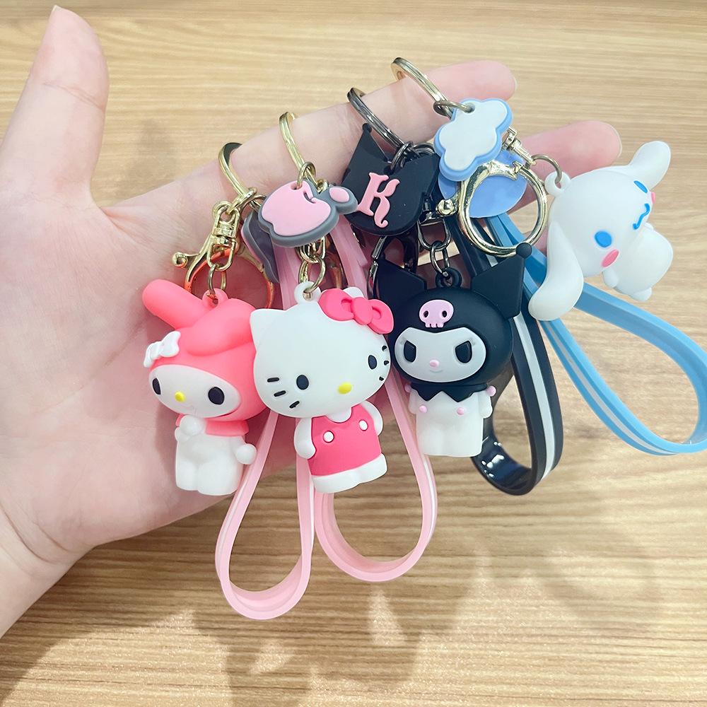 3D Sanrio Keychain: Kuromi, My Melody, Pompompurin Backpack Accessories