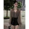 2024 Blusas De Mujer Shirts for Women Y2k Long Sleeve Loose Temperament Tops Solid Bandage Ruffles Summer Vintage Sweet Blouses