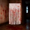 Hanging Halloween Doorway Curtains Scary Theme Bloody Handprints Curtains Bloody Gauze  Bar