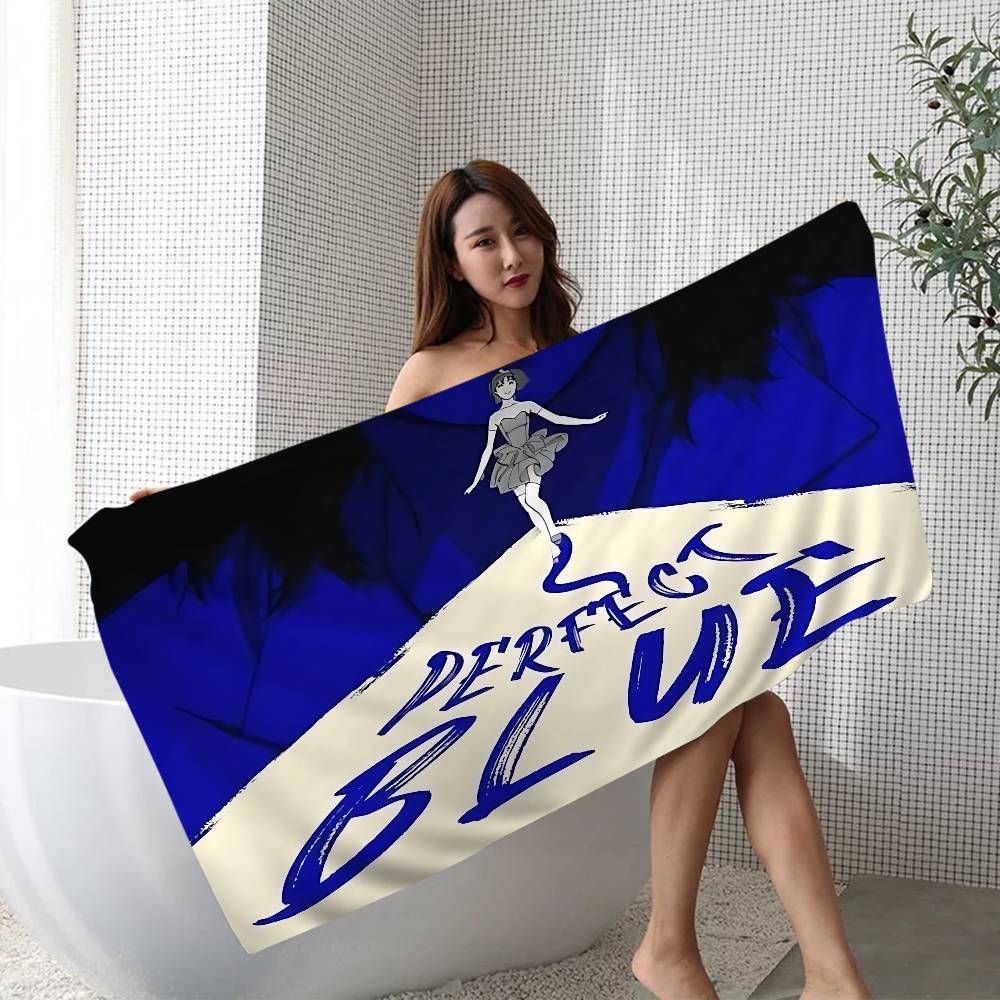 Horror Movie P-perfect B-blue Bath Towel Microfiber Soft Water Absorbing Breathable For Girl Kids Cartoon Beach Towel