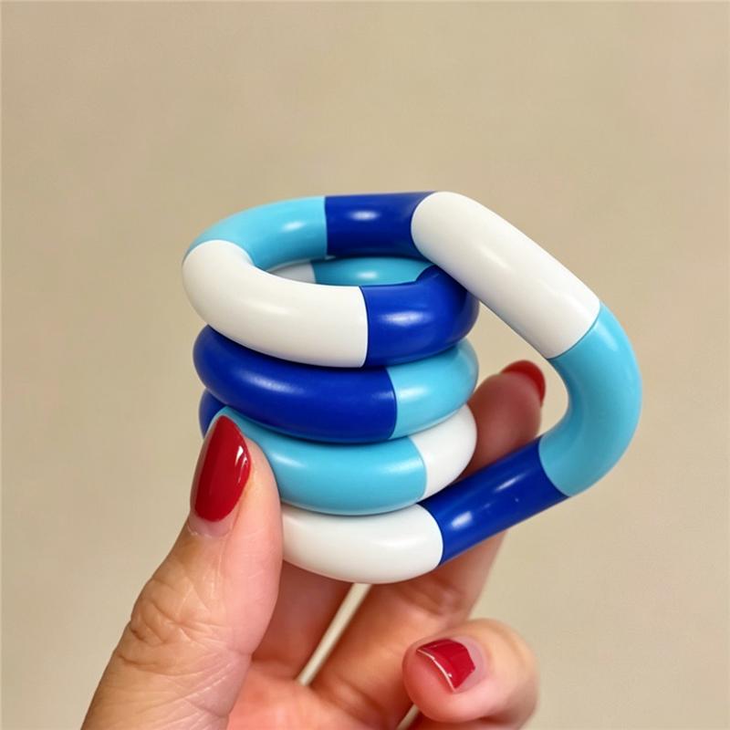 Tangle Fidget Sensory Toy for Anxiety Relief Rotating Fingertip Twisting Hand-Eye Fine Motor Skills Coordination For Autism ADHD