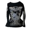 Autumn-Winter Y2K Leopard Print Slim Fit Long Sleeve T-shirt