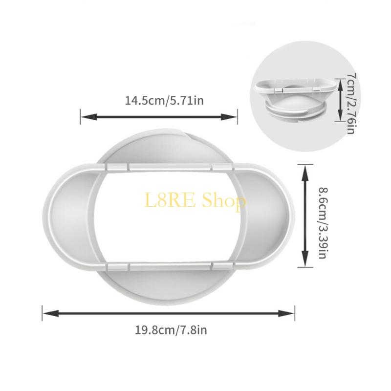 L8RE Air Conditioner Exhaust Hose Coupler Window Adapter Connector 5.9/5.1 inch Coupler Connector for Air Conditioning