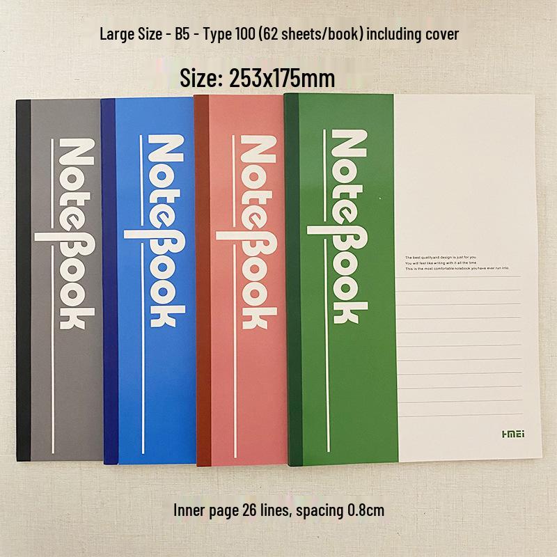 Quaderno A5 Rinforzato 60 Pagine Copertina Morbida per Affari & Studenti