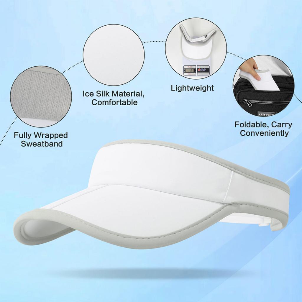 Unisex Hat, Running Sports Sun Hat, Monochrome Empty Top Hat