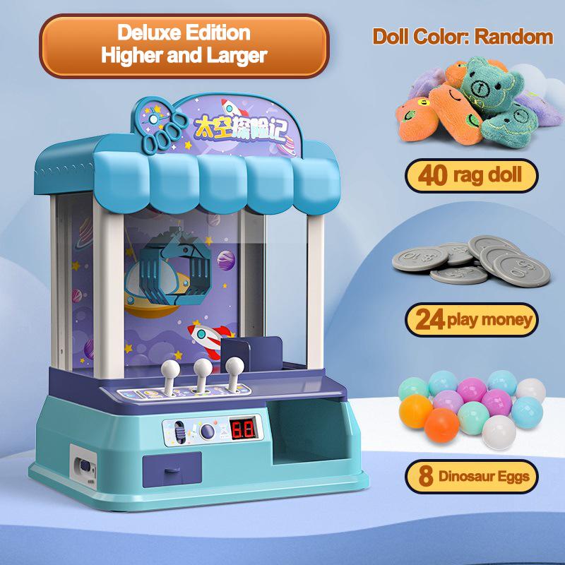 Children's Doll Grabbing Machine, Small Household Mini Clip Doll, Large Coin Twist Machine