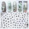 Self Adhesive Flower Unicorn Pattern Nail Art Decorations Stickers And Decals Acrylic Manicure Nails Supplies Tool HQ