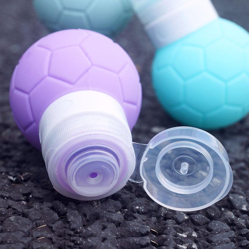 Travel Storage Bottle FDA Silica Gel Packaging Bottle Storage Bottle Leak-Proof Cosmetics Storage Bottle Facial Cleanser Travel Sample Set Bottle