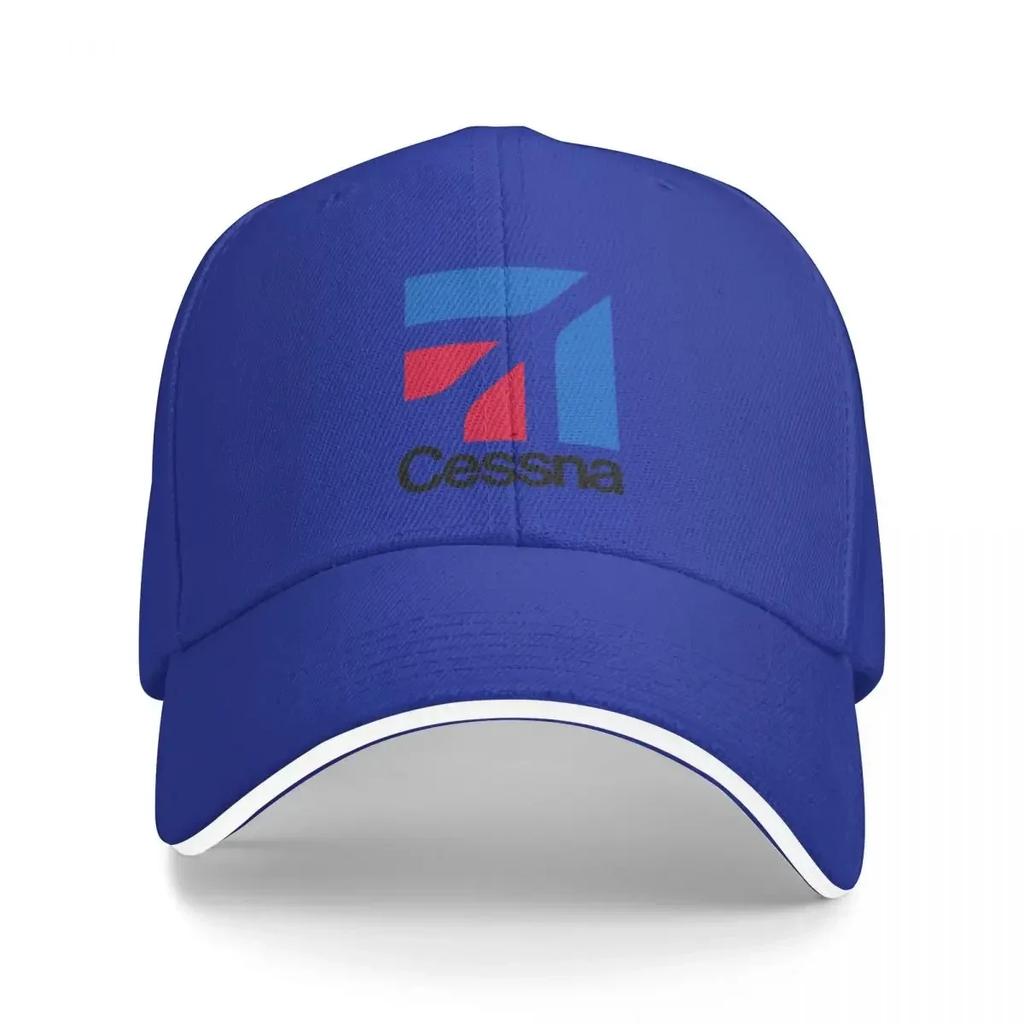 New Cessna Logo Cap Fashion Casual Baseball Caps Adjustable Hat Hip Hop Summer Unisex Baseball Hats Customizable Polychromatic