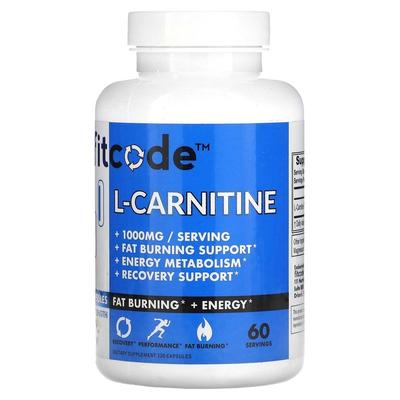 Fitcode L-Karnitin Ekstra Güç 1000Mg Kapsüller 120 Tablet