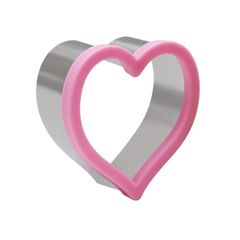 

Горячая форма динозавра в форме звезды в форме сердца из нержавеющей стали, форма для хлеба, металлические формочки для печенья, набор формочек для выпечки сэндвичей для детей