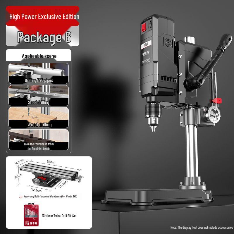 High-Power 220V Japanese Bench Drill: Compact, Precision Multipurpose Drilling Machine for Workbench