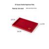 ZISIZ Red Wooden Double Happiness Serving Tray Set (2-Pack)